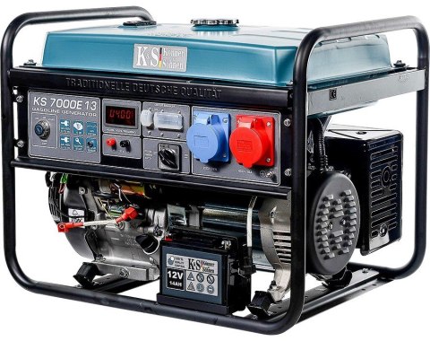 KÖNNER & SÖHNEN AGREGAT/GENERATOR BENZYNOWY 5,0kW 230/400V ROZRUCH ELEKTRYCZNY AVR VST KS7000E-1/3