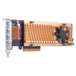 Qnap QM2-4P-384, 4x NVMe SSD M.2 2280 PCIe (Gen3 x 4)
