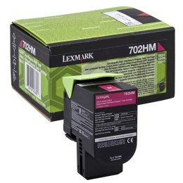 Lexmark oryginalny toner 70C2HM0, magenta, 3000s, high capacity, return