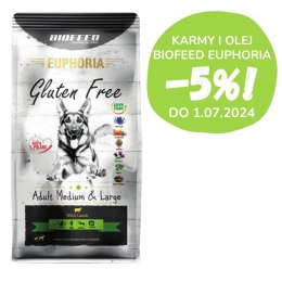 BIOFEED Euphoria G-F psy MID&MAXI jagnięcina 12kg