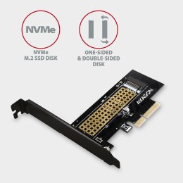 Adapter wewnętrzny Axagon PCIe x4 -> 1x SSD M.2 NVMe M-key slot do 80mm