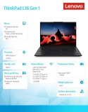 Laptop ThinkPad L16 G1 21L7001HPB W11Pro 7735U/16GB/512GB/AMD Radeon/16.0 WUXGA/Black/1YR Premier Support + 3YRS OS + CO2 Offset