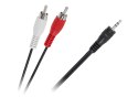 Kabel JACK 3,5-2 x RCA 1,5m