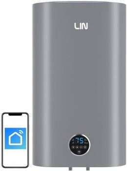 Bojler elektryczny LIN LIFVD1 80L szary z WI-FI
