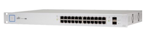 Switch Ubiquiti UniFi Standard 24 PoE (Gen1) 26p PoE ( PoE+: 24;) Managed Gigabit (US-24-250W-EU)