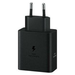 Ład. siec. Samsung EP-T5020XBEGEU PD 50W + kabel USB-C/USB-C 5A 1.8m Super Fast Charge czarny/black