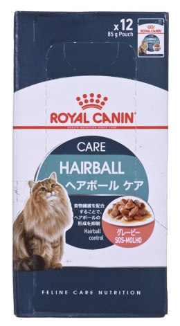 ROYAL CANIN FCN Hairball Care w sosie - mokra karma dla kota dorosłego - 12x85g