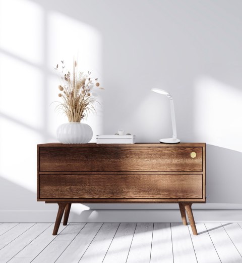 Lampa biurkowa LED Activejet AJE-LEO,1000 lm. Lampka dotykowa, kolor światła biały lub żółty.