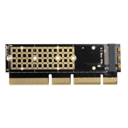 Adapter wewnętrzny PCIe x16/x8/x4 do 1x SSD M.2 NVMe M-key do 80mm Axagon