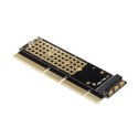 Adapter wewnętrzny PCIe x16/x8/x4 do 1x SSD M.2 NVMe M-key do 80mm Axagon