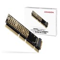 Adapter wewnętrzny PCIe x16/x8/x4 do 1x SSD M.2 NVMe M-key do 80mm Axagon