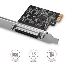 Kontroler PCIe Axagon PCEA-P1N 1x port równoległy (LPT) SP & LP