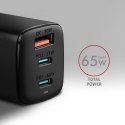 Ładowarka sieciowa GaN Axagon ACU-DPQ65 1xUSB-A + 2x USB-C 65W