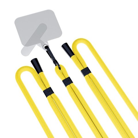 3MK EasyClip Yellow (black) smycz do telefonu