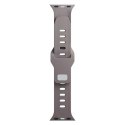 3MK Silicone Watch Strap brązowy/taupe dla Apple Watch 42/44/45/49mm