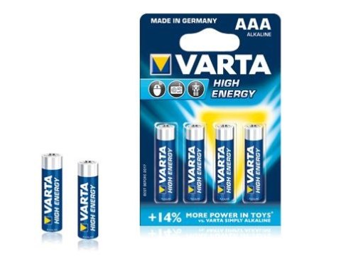 Bateria alkaliczna VARTA LR03 HIGH ENERGY 4szt./bl.
