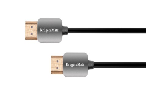 Kabel HDMI - HDMI wtyk-wtyk (A-A) 1.8m Kruger&Matz 4K