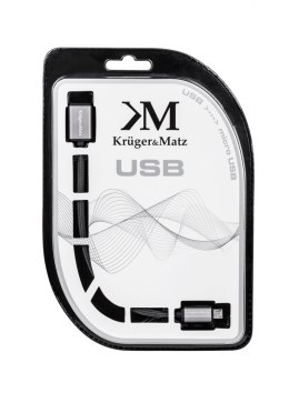Kabel USB - micro USB gniazdo-wtyk 0,2 m Kruger&Matz
