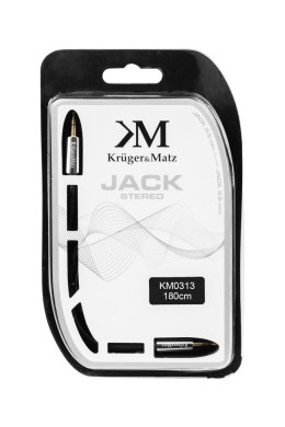 Kabel wtyk - wtyk jack 3.5 stereo 1.8m Kruger&Matz