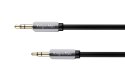 Kabel stereo jack 3.5 wtyk - wtyk 1.5m Kruger&Matz kabel sprężynka