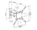 Uchwyt naścienny uniwersalny do LED TV (13-42") regulacja w pionie i poziomie