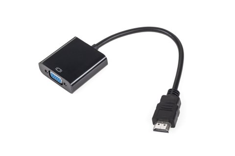 Złącze adapter wtyk HDMI - gniazdo VGA + AUDIO