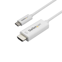 1M USB C TO HDMI CABLE - WHITE/.