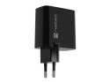 NATEC ŁADOWARKA NATEC RIBERA GAN 1X USB-A + 1X USB-C 65W CZARNA NUC-2145