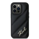 Karl Lagerfeld KLHCP14XPQDSMGK iPhone 14 Pro Max 6.7" czarny/black hardcase Diagonal Quilted Script