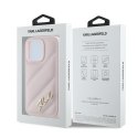 Karl Lagerfeld KLHCP14XPQDSMGP iPhone 14 Pro Max 6.7" różowy/pink hardcase Diagonal Quilted Script