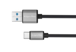 Kabel USB wtyk 3.0V - wtyk typu C 5 Gbps 1m Kruger&Matz Basic