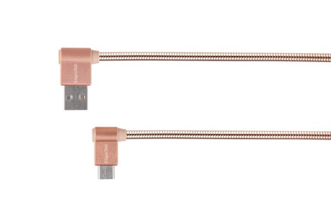Kabel USB - wtyk kątowy typu C 1m 3A Kruger&Matz