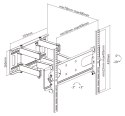 Uchwyt naścienny uniwersalny do curved LED TV (32"-55") regulacja w pionie i poziomie