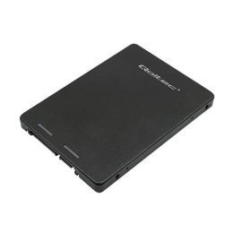 Adapter Qoltec na dysk M.2 SSD | SATA NGFF do SATA III | 2TB | Super speed 6Gb/s | Czarny