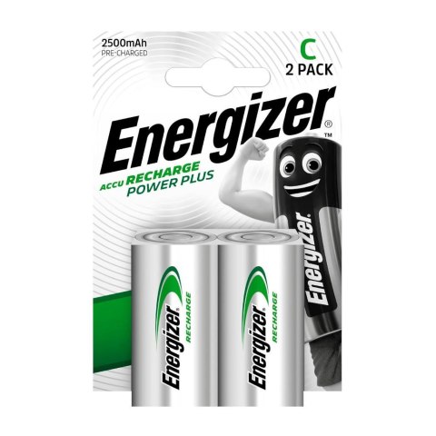 Akumulatorek Energizer R14 C Ni-MH 2500mAh - 2 sztuki