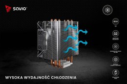 Chłodzenie procesora CPU Vortex X2