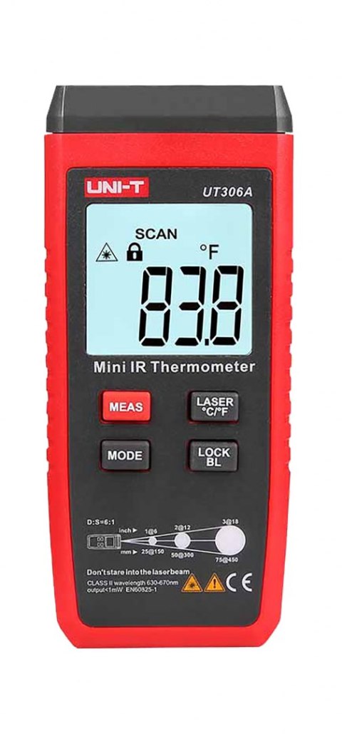 Miernik temperatury na podczerwień Uni-T UT306A