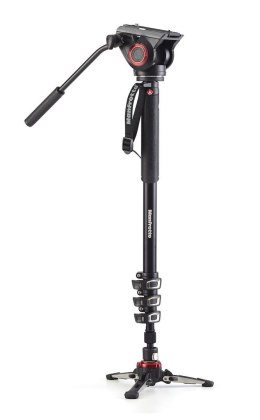 Manfrotto Monopod video 4 sekc z głowicą wideo (WYPRZEDAŻ)