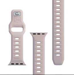 Pasek do Apple Watch - 3mk Silicone Watch Strap for Apple -38/40/41 mm Latte