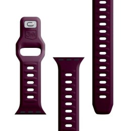 Pasek do Apple Watch - 3mk Silicone Watch Strap for Apple -38/40/41 mm Mulberry