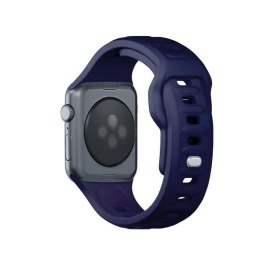 Pasek do Apple Watch - 3mk Silicone Watch Strap for Apple -38/40/41 mm OceanBlue