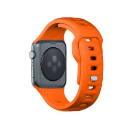 Pasek do Apple Watch - 3mk Silicone Watch Strap for Apple -38/40/41 mm Orange