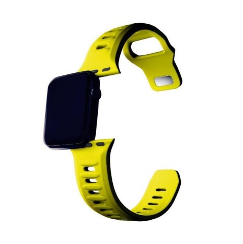 Pasek do Apple Watch - 3mk Silicone Watch Strap for Apple -38/40/41 mm Yellow