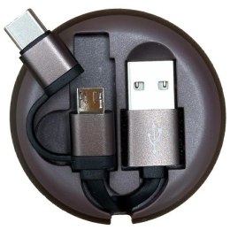 Richmond&Finch kabel zwijany USB-C/Micro USB moro/camo CWTYPE-207