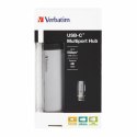 Verbatim Adapter Hub USB-C - USB-C/ 2xUSB-A 3.0/HDMI aluminium/aluminum 49140