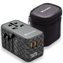 Verbatim Adapter podróżny EU/UK/US GaN 2xUSB-A/2xUSB-C PD 100W UTA-06 czarny/black 32121
