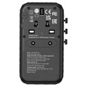 Verbatim Adapter podróżny EU/UK/US GaN 2xUSB-A/2xUSB-C PD 100W UTA-06 czarny/black 32121