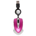 Verbatim Mysz optyczna Go Mini USB-A 1000 dpi różowy/hot pink 49021