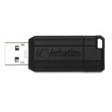 Verbatim Pendrive 128GB USB-A 2.0 PinStripe czarny/black 49071