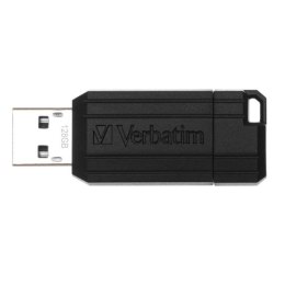 Verbatim Pendrive 128GB USB-A 2.0 PinStripe czarny/black 49071